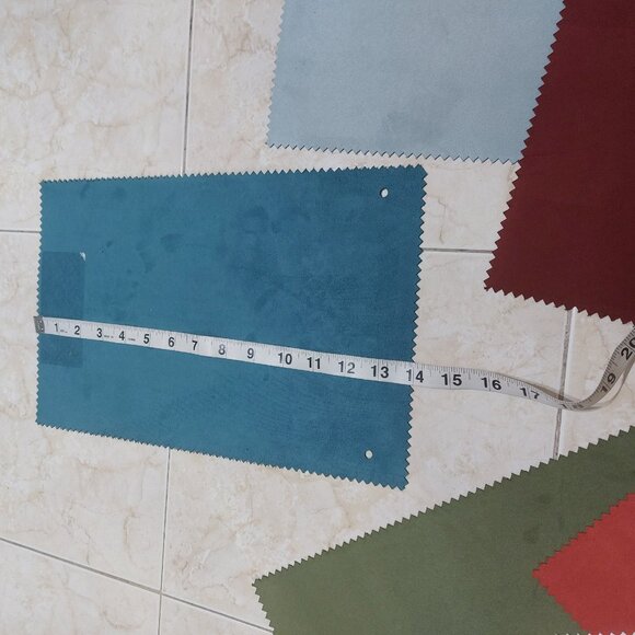 Suede Sample Pieces Different Colors Approx 20 pieces - Picture 4 of 6